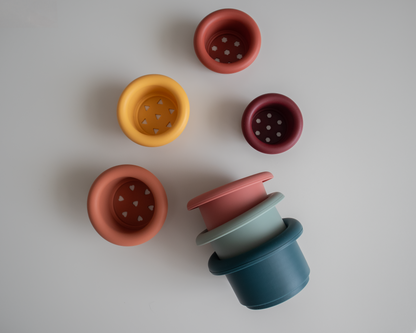 Colorful Silicone Cup Stackers