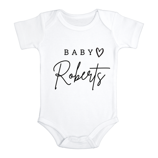 Custom Baby Name Onesie