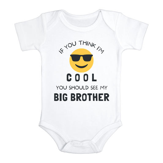 Cool Big Brother Baby Onesie