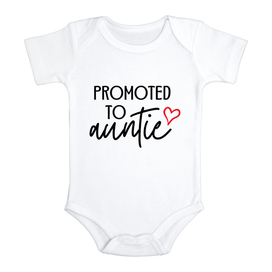 Promoted Aunt & Uncle Baby Onesie